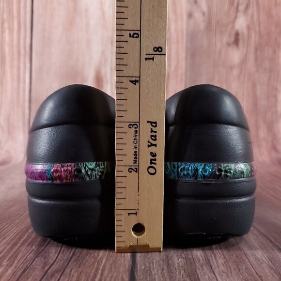 Crocs Womens 6 Neria Pro II Clog Multi Floral Slip Resistant Work Shoes 205385 - Picture 12 of 15